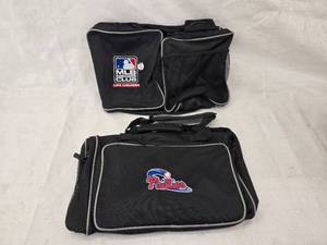 lot 29 image: (2) New Duffle Bags, MLB and Phillies