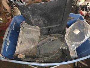 lot 31 image: Bins Full of Parts and Seats for 74 Camaro