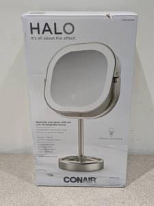 lot 35 image: CONAIR HALO LED RECHARGEABLE MIRROR