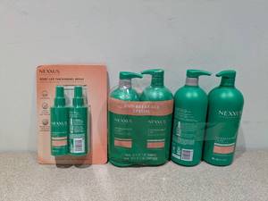 lot 50 image: NEXXUS ASSORTED HAIRCARE PRODUCTS (SHAMPOOCONDITIONER  ROOT THICKENING SPRAY)