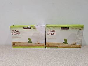 lot 52 image: 2 KIRKLAND SIGNATURES BAR SOAPS (15PK.)