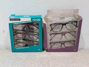 lot 67 image: 2 ASSORTED PACKS OF FOSTER GRANT READERS (2.00 & 1.50)