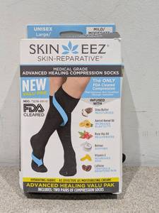 lot 79 image: SKIN EEZ  MEDICAL GRADE ADVANCED HEALING COMPRESSION SOCKS
