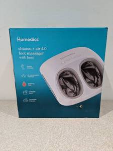 lot 56 image: HOMEDICS SHIATSU  AIR 4.0 FOOT MASSAGER W HEAT