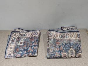lot 122 image: 2 WYATT & ASH ALIYEH MACHINE WASHABLE RUNNERS
