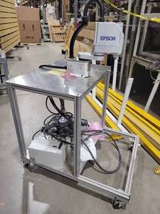 Espon Robot Arm (547000) Espon Model G3 - 251S Robot Arm with Controller and Power Box *Untested/As Is, See Description