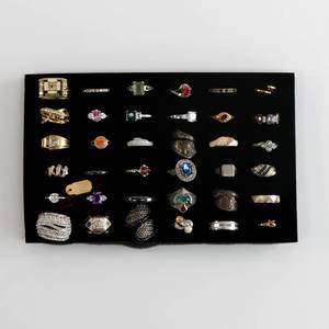 lot 38 image: Costume Jewelry Ring Lot of 36