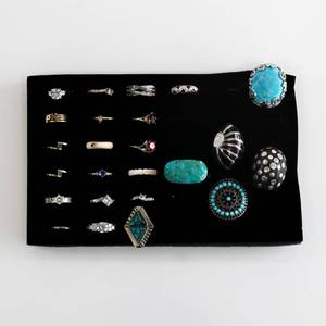 lot 33 image: Costume Jewelry Ring Lot of 24