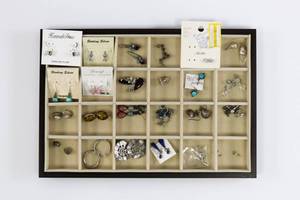 lot 48 image: Sterling Silver (.925) Costume Jewelry Earring Lot