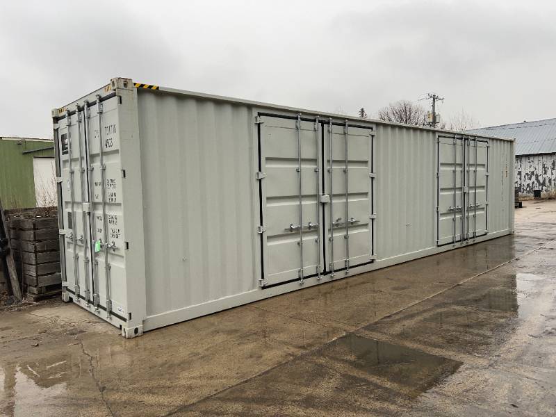 lot 120 image: 40 Ft Shipping Container with 2 Side Doors, 40HC, Single Trip, SN CICU7317185