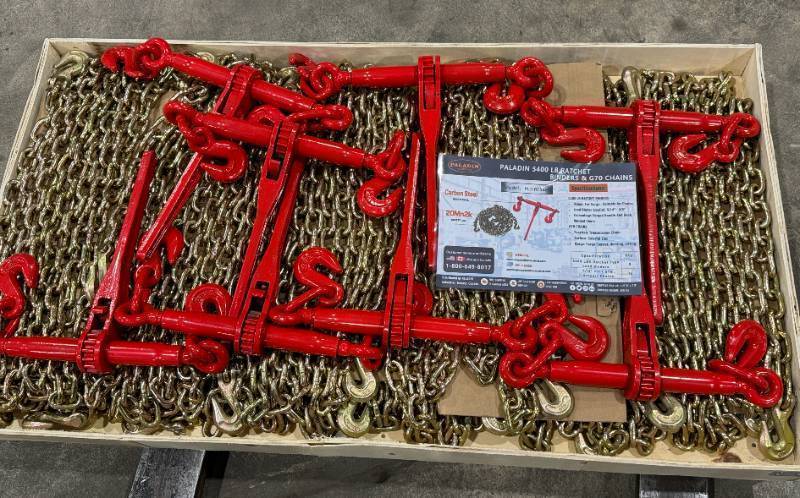 lot 9275 image: Paladin Ratchet Binders and Chains (LHR-RC5400)