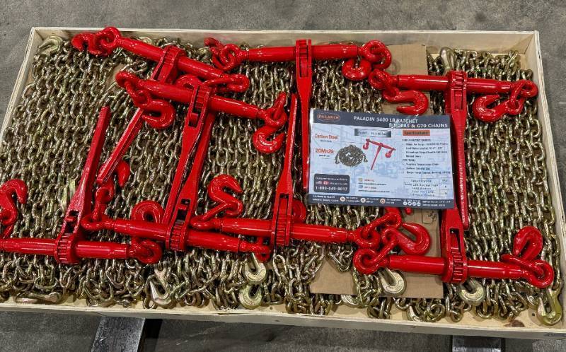lot 9375 image: Paladin Ratchet Binders and Chains (LHR-RC5400)