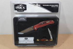 lot 8 image: Buck Knives Folder & Solo Combo Knife Set