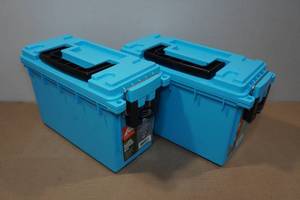 lot 35 image: 2 Ozark Trail 11.5 Marine Storage Boxes