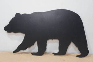 lot 43 image: Laser Cut Steel MN Bear