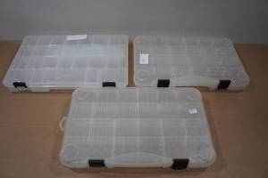 lot 50 image: 3 Tackle Boxes