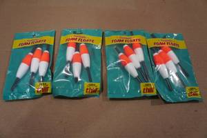 lot 100 image: 4 Packs of Thill Foam Floats