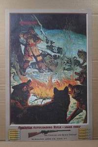 lot 119 image: Authentic Reproduction of Remington 1909 Poster - Wolves