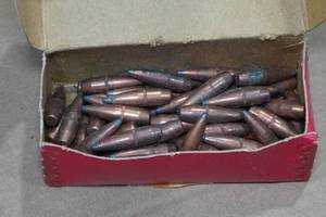 lot 152 image: 58 Hornady 30 Cal 165 Gr Boat Tail SP Bullets