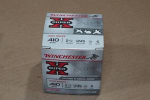 lot 177 image: 25 Winchester Super-X .410 Bore 2-12 6 Shot Shotshells