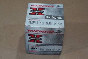 lot 178 image: 25 Winchester Super-X .410 Bore 2-12 7-12 Shot Shotshells
