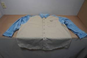 lot 194 image: Natural Limits Long Sleeve Button Up Shirt -XL