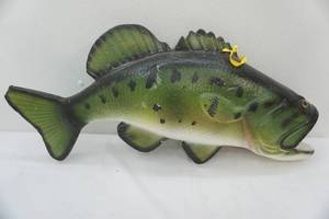 lot 34 image: foam Bass Fish 32 long about 11 wide