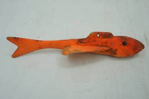 lot 70 image: Vintage blaze orange decoy