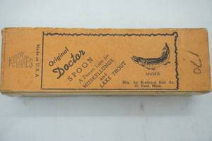 lot 130 image: Vintage Doctor Spoon Fishing Lure - in original packaging