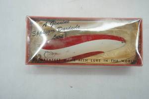lot 131 image: Vintage Dardevle Fishing Lure - in original packaging