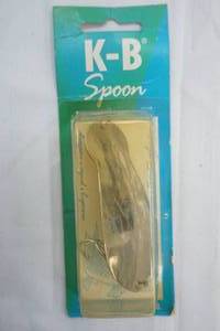 lot 137 image: Vintage K-B Spoon Lure - in original packaging