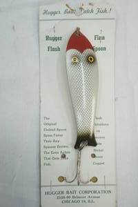 lot 138 image: Vintage Hugger Flash Finn Spoon - original packaging