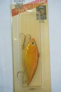 lot 140 image: Vintage Stanley Jigs Pros Choice Fishing Lure Salty Finder
