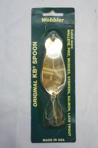 lot 141 image: Vintage K-B Spoon Lure - in original packaging. Wobbler