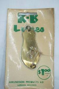 lot 143 image: Vintage K-B Spoon Lure - in original packaging.