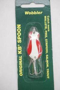 lot 167 image: Vintage KB Spoon Wobbler  Lure - original packaging 2