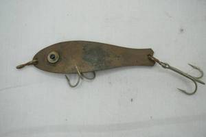 lot 198 image: Vintage Spoon Lure Copper
