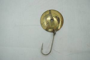 lot 217 image: Vintage Canadian Baits round spoon Lure