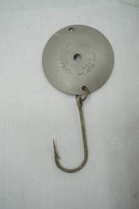 lot 218 image: Vintage Canadian Baits round spoon Lure