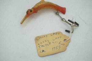 lot 231 image: Vintage Lucky Lady Lucky Lady Tackle Co. 1953