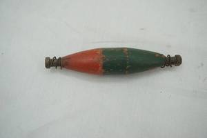 lot 334 image: Vintage Wooden Bobber