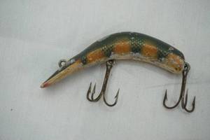 lot 356 image: Vintage Kautzky Lazy Ike 3 Fishing Lure