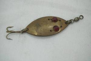 lot 467 image: Vintage Red Eye Spinning Lure Rochester N.Y.