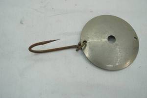 lot 550 image: Vintage Canadian Bait Co. Round Spoon Lure