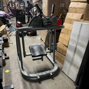 lot 18 image: Commercial Ab Coaster with weight resistance horn