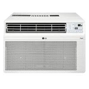 LG 18,000 BTU 230/208V Window Air Conditioner Cools 1000 sq. ft. with Remote, Dehumidifier and in White customer return review pictures