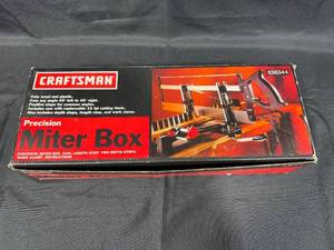 Craftsman Precision Miter Box with Saw and Depth Stops