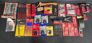 lot 73 image: Assorted Hand Tools and Accessories Set including Drill Bits, Screwdrivers, and More