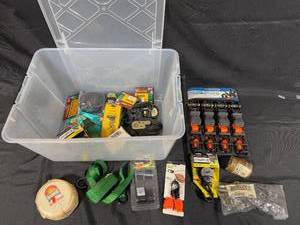 lot 81 image: Collection of Assorted Cargo Tie-Down Straps and Hooks