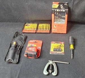 lot 172 image: Assorted Drill Bit and Tool Set with Milwaukee and Craftsman Products